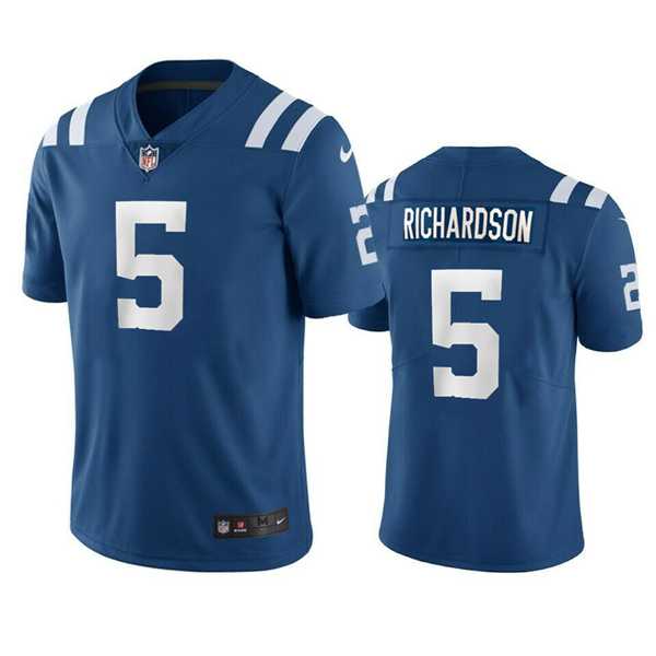 Men & Women & Youth Nike Indianapolis Colts #5 Anthony Richardson Blue Vapor Untouchable Limited Stitched NFL Jersey